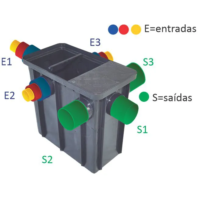 CAIXA DE GORDURA SIF 57LT MALLTON - Imagem 2