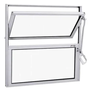 BASCULANTE ALUMI 40X40 VIDRO